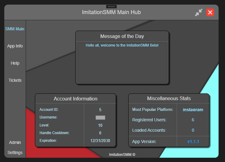 Core info interface